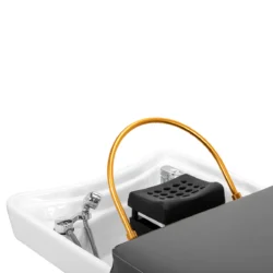 BALI GREY (10) Head SPA table Helga black - Head SPA table with steam - Head SPA professional table - Head SPA professional table with connection - Head SPA professional bed - Professional spa furniture