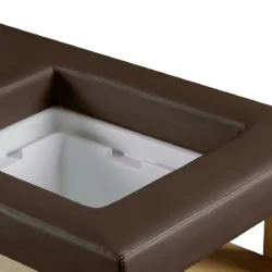 BALI BROWN (16) Head SPA table Helga black - Head SPA table with steam - Head SPA professional table - Head SPA professional table with connection - Head SPA professional bed - Professional spa furniture