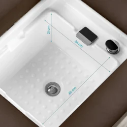 BALI MARRON (17) Head SPA table Helga black - Head SPA table with steam - Head SPA professional table - Head SPA professional table with connection - Head SPA professional bed - Professional spa furniture