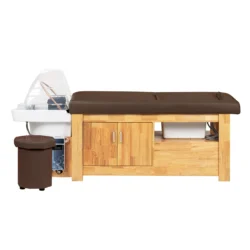 Head SPA table Helga black - Head SPA table with steam - Head SPA professional table - Head SPA professional table with connection - Head SPA professional bed - Professional spa furniture