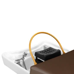 BROWN BALI (9) Head SPA table Helga black - Head SPA table with steam - Head SPA professional table - Head SPA professional table with connection - Head SPA professional bed - Professional spa furniture