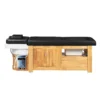 Table Head SPA BALI noire - Table Head SPA avec vapeur - table Head SPA professionnelle - table Head SPA avec raccordement - Lit Head SPA professionnel - Mobilier professionnel esthétique spa
