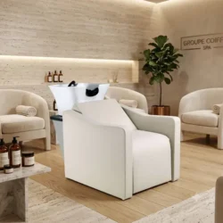 Bac lavage ZEUS (4) bac à shampoing professionnel -mobilier de coiffure haut de gamme - lit de massage luxe - bac de lavage zeus - mobilier esthétique haut de gamme - équipement head spa luxe équipement spa professionnel -fauteuil shampoing massant -table de soin avec rangement - mobilier esthétique professionnel table esthétique fixe -station de lavage salon de coiffure - mobilier centre de bien être - bac shampoing massage air - meuble coiffure italien