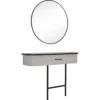 VIDA wall-mounted vanity (3) VIDA Wall-Mounted Dressing Table - High-End Hairdressing Furniture - Salon Mirror - VIDA Styling Station - Professional Hairdressing Furniture