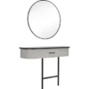 VIDA wall-mounted vanity (4) VIDA Wall-Mounted Dressing Table - High-End Hairdressing Furniture - Salon Mirror - VIDA Styling Station - Professional Hairdressing Furniture