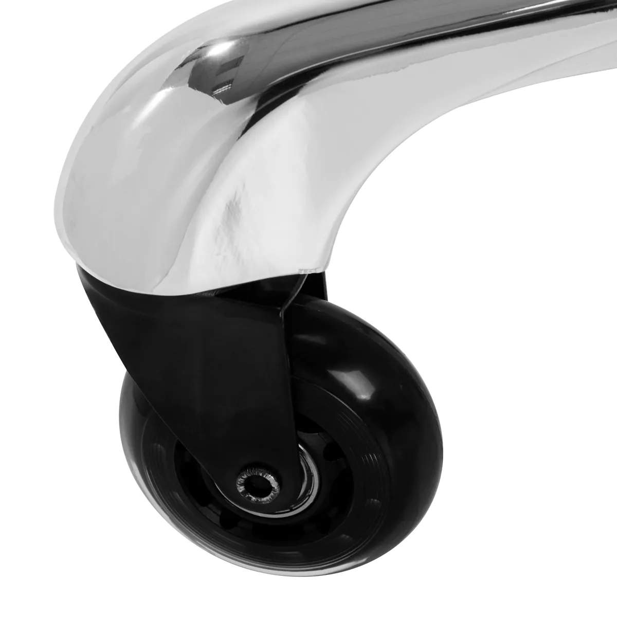 Tabouret esthétique gabbiano fine chrome - Tabouret Esthétique Professionnel - Tabouret pour salon de beauté - Tabouret de selle ergonomique - Mobilier esthétique professionnel
