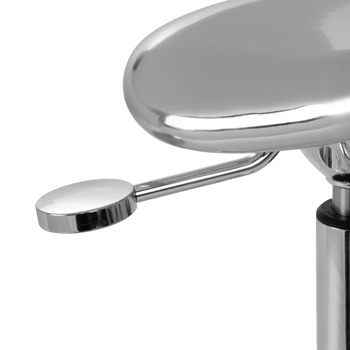 Tabouret esthétique gabbiano fine chrome - Tabouret Esthétique Professionnel - Tabouret pour salon de beauté - Tabouret de selle ergonomique - Mobilier esthétique professionnel