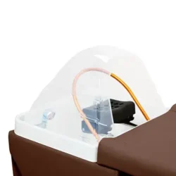 MALDIBE MARRON (12) Table Head SPA professionnelle - Lit esthétique haut de gamme - Mobilier bien-être premium - Soin cuir chevelu vapeur - Lit de massage spa - Table spa avec vapeur - Arche Waterfall hydromassage - Équipement institut beauté - Table de soin ergonomique - Mobilier spa design