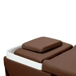MALDIBE MARRON (15) Table Head SPA professionnelle - Lit esthétique haut de gamme - Mobilier bien-être premium - Soin cuir chevelu vapeur - Lit de massage spa - Table spa avec vapeur - Arche Waterfall hydromassage - Équipement institut beauté - Table de soin ergonomique - Mobilier spa design