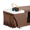 Table Head SPA Maldive marron - Table Head SPA avec vapeur - table Head SPA professionnelle - table Head SPA avec raccordement - Lit Head SPA professionnel - Mobilier professionnel esthétique spa