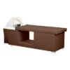 MALDIVE MARRON (8) Table Head SPA professionnelle - Lit esthétique haut de gamme - Mobilier bien-être premium - Soin cuir chevelu vapeur - Lit de massage spa - Table spa avec vapeur - Arche Waterfall hydromassage - Équipement institut beauté - Table de soin ergonomique - Mobilier spa design