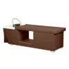 MALDIVE MARRON (9) Table Head SPA professionnelle - Lit esthétique haut de gamme - Mobilier bien-être premium - Soin cuir chevelu vapeur - Lit de massage spa - Table spa avec vapeur - Arche Waterfall hydromassage - Équipement institut beauté - Table de soin ergonomique - Mobilier spa design