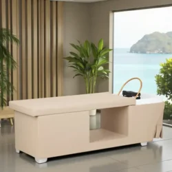Professional SPA Treatment Table - High-End Aesthetic Bed - Premium Wellness Furniture - Steam Scalp Treatment - Spa Massage Bed - Spa Table with Steam - Hydro-Massage Waterfall Arch - Beauty Salon Equipment - Ergonomic Treatment Table - Designer Spa Furniture
