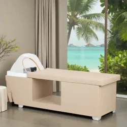 Professional SPA Treatment Table - High-End Aesthetic Bed - Premium Wellness Furniture - Steam Scalp Treatment - Spa Massage Bed - Spa Table with Steam - Hydro-Massage Waterfall Arch - Beauty Salon Equipment - Ergonomic Treatment Table - Designer Spa Furniture