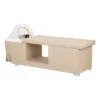 MALDIVE BEIGE (19) Professional SPA Treatment Table - High-End Aesthetic Bed - Premium Wellness Furniture - Steam Scalp Treatment - Spa Massage Bed - Spa Table with Steam - Hydro-Massage Waterfall Arch - Beauty Salon Equipment - Ergonomic Treatment Table - Designer Spa Furniture