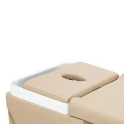 MALDIVE BEIGE (2) Professional SPA Treatment Table - High-End Aesthetic Bed - Premium Wellness Furniture - Steam Scalp Treatment - Spa Massage Bed - Spa Table with Steam - Hydro-Massage Waterfall Arch - Beauty Salon Equipment - Ergonomic Treatment Table - Designer Spa Furniture
