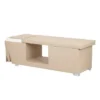 MALDIVE BEIGE (21) Professional SPA Treatment Table - High-End Aesthetic Bed - Premium Wellness Furniture - Steam Scalp Treatment - Spa Massage Bed - Spa Table with Steam - Hydro-Massage Waterfall Arch - Beauty Salon Equipment - Ergonomic Treatment Table - Designer Spa Furniture