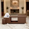Table Head SPA professionnelle - Lit esthétique haut de gamme - Mobilier bien‑être premium - Soin cuir chevelu vapeur - Lit de massage spa - Table spa avec vapeur - Arche Waterfall hydromassage - Équipement institut beauté - Table de soin ergonomique - Mobilier spa design