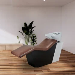 ohana_space Bac à shampoing OHANA E - Bac à shampoing professionnel - Bac à shampoing allongé - Mobilier de coiffure professionnel - bac de lavage professionnel