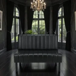 ANDY (2) ANDY waiting sofa ANDY waiting room sofa - Hair salon sofa - Professional hairdressing furniture - 2-seater waiting sofa - ANDY waiting bench