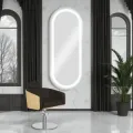 AURA CP (1) coiffeuse murale Miroir de coiffure AURA CP - Poste de coiffage AURA CP- Mobilier pour salon de coiffure - Poste de coiffure professionnel - Miroir de coiffure avec led AURA CP - Poste de coiffage AURA CP - Mobilier pour salon de coiffure - Poste de coiffure professionnel