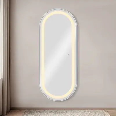 coiffeuse murale Miroir de coiffure AURA CP - Poste de coiffage AURA CP- Mobilier pour salon de coiffure - Poste de coiffure professionnel - Miroir de coiffure avec led AURA CP - Poste de coiffage AURA CP - Mobilier pour salon de coiffure - Poste de coiffure professionnel