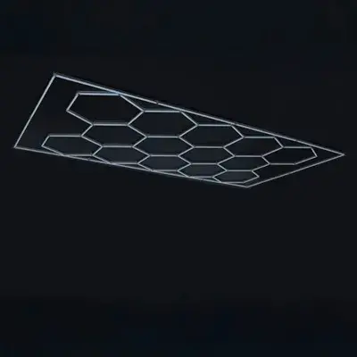 Éclairage LED Nid d’Abeille BEE - éclairage LED design - luminaire hexagonal BEE - lumière nid d’abeille - LED modulaire intérieur