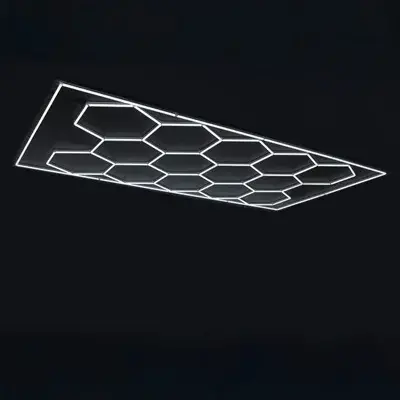 Éclairage LED Nid d’Abeille BEE - éclairage LED design - luminaire hexagonal BEE - lumière nid d’abeille - LED modulaire intérieur