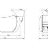 Bac à shampoing Greiner TONDOLORE (11) Bac à shampoing Greiner TONDOLORE - Bac de lavage massant - Mobilier de coiffure professionnel - bac de lavage pour salon de coiffure - bac de lavage Greiner TONDOLORE - meuble pour salon de coiffure - greiner - salon de coiffur haut de gamme