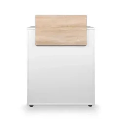 DYLAN 22/16 reception desk - Dylan checkout counter - DYLAN 22/16 reception furniture - hair salon reception furniture - professional hairdressing furniture - hair salon reception unit - white counter