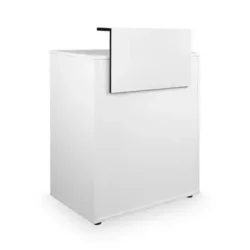 DYLAN 22/16 reception desk - Dylan checkout counter - DYLAN 22/16 reception furniture - hair salon reception furniture - professional hairdressing furniture - hair salon reception unit - white counter