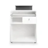 Dylan White DYLAN Reception Desk - Dylan Cashier Counter - DYLAN Reception Furniture - Hair Salon Reception Furniture - Professional Hair Salon Furniture - Hair Salon Welcome Desk - White Counter