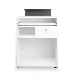 DYLAN Reception Desk - Dylan Cashier Counter - DYLAN Reception Furniture - Hair Salon Reception Furniture - Professional Hair Salon Furniture - Hair Salon Welcome Desk - White Counter