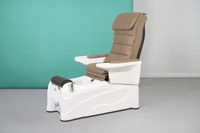Fauteuil de pédicure SPA EASE Beige- Fauteuil pédicure professionnel - Fauteuil Spa haut de gamme - Mobilier esthétique haut de gamme - Mobilier esthétique professionnel - fauteuil pédicure spa