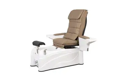 Fauteuil de pédicure SPA EASE Beige- Fauteuil pédicure professionnel - Fauteuil Spa haut de gamme - Mobilier esthétique haut de gamme - Mobilier esthétique professionnel - fauteuil pédicure spa