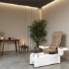 Fauteuil de pédicure SPA EASE Beige- Fauteuil pédicure professionnel - Fauteuil Spa haut de gamme - Mobilier esthétique haut de gamme - Mobilier esthétique professionnel - fauteuil pédicure spa