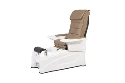 Fauteuil de pédicure SPA EASE Beige- Fauteuil pédicure professionnel - Fauteuil Spa haut de gamme - Mobilier esthétique haut de gamme - Mobilier esthétique professionnel - fauteuil pédicure spa