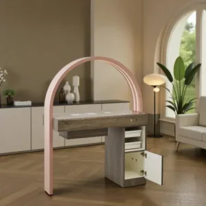 Table manucure Rem HALO - table onglerie Rem- Table de manucure professionnelle - table onglerie professionnelle - mobilier esthétique et onglerie - mobilier esthétique Rem - Table manucure avec aspirateur - table onglerie avec aspirateur