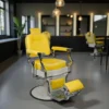 Fauteuil de barbier Lemon Blend- Fauteuil barbier dossier massant - chaise barbier dossier massant - mobilier de barbier professionnel - Fauteuil barbier haut de gamme - johnbarbersons - john barber - fauteuil barbier massant - chaise barbier massant