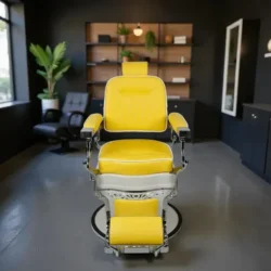 Lemon Blend (4) Lemon Blend Barber Chair - Barber Chair with Massaging Back - Barber Chair with Massaging Back - Professional Barber Furniture - High-End Barber Chair - johnbarbersons - john barber - Barber Chair with Massage - Barber Chair with Massage