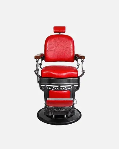 Fauteuil de barbier Monaco - Fauteuil barbier dossier massant - chaise barbier dossier massant - mobilier de barbier professionnel - Fauteuil barbier haut de gamme - johnbarbersons - john barber - fauteuil barbier massant - chaise barbier massant
