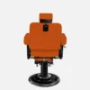 Fauteuil barbier Premium New School orange - Fauteuil barbier dossier massant - chaise barbier dossier massant - mobilier de barbier professionnel - Fauteuil barbier haut de gamme - johnbarbersons - john barber - fauteuil barbier massant - chaise barbier massant