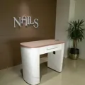 REM Capri Nail Table (1) Manicure table Rem Capri - Nail table Rem - Professional manicure table - Professional nail table - Beauty and nail salon furniture - Rem beauty furniture -