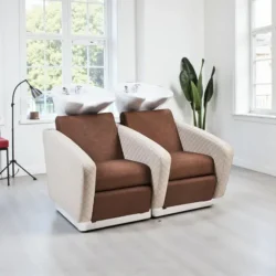 RIALTO SOFA (1) Bac à shampoing RIALTO SOFA - Bac de lavage massant - Mobilier de coiffure professionnel - bac de lavage pour salon de coiffure - bac de lavage RIALTO SOFA - Bac de lavage 2 places - Bac à shampoing 2 places - Bac à shampoing double