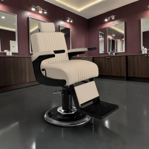fauteuil barbier Premium New School beige massant fauteuil de barbier Premium New School – fauteuil barbier beige – fauteuil barbier vintage – fauteuil barbier professionnel – fauteuil barbier dossier massant – fauteuil barbier haut de gamme – fauteuil barbier stable – fauteuil barbier cuir PVC – fauteuil barbier inclinable – mobilier barbier premium – chaise de barbier design – fauteuil barbier personnalisable – fauteuil de coupe homme – fauteuil barbier robuste – fauteuil barbershop moderne