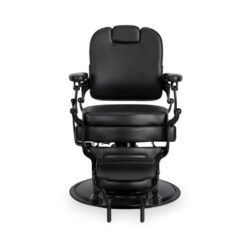 MARK B (4) Fauteuil de barbier MARK B - Fauteuil barbier vintage - chaise barbier professionnel - massant - mobilier de barbier professionnel - Fauteuil barbier haut de gamme - fauteuil de coiffure pour homme