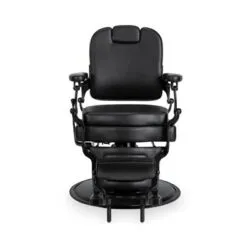 Fauteuil de barbier MARK B - Fauteuil barbier vintage - chaise barbier professionnel - massant - mobilier de barbier professionnel - Fauteuil barbier haut de gamme - fauteuil de coiffure pour homme
