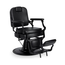 MARK B (6) Fauteuil de barbier MARK B - Fauteuil barbier vintage - chaise barbier professionnel - massant - mobilier de barbier professionnel - Fauteuil barbier haut de gamme - fauteuil de coiffure pour homme