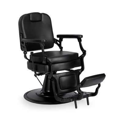 Fauteuil de barbier MARK B - Fauteuil barbier vintage - chaise barbier professionnel - massant - mobilier de barbier professionnel - Fauteuil barbier haut de gamme - fauteuil de coiffure pour homme