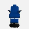 Fauteuil barbier Premium New School Bleu - Fauteuil barbier dossier massant - chaise barbier dossier massant - mobilier de barbier professionnel - Fauteuil barbier haut de gamme - johnbarbersons - john barber - fauteuil barbier massant - chaise barbier massant